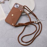 レザー調カードポケットショルダーiPhoneケース | LUPIS | 詳細画像10