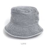 グレー | ウォッシュドデニムバケットハット | LUPIS