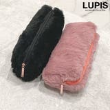 スクエアフェイクファーポーチ | LUPIS | 詳細画像1