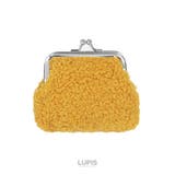 イエロー | プードルファーがま口ポーチ | LUPIS