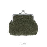 グリーン | プードルファーがま口ポーチ | LUPIS