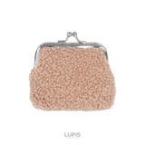 ベージュ | プードルファーがま口ポーチ | LUPIS