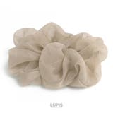 グレージュ | くすみカラーシフォンシュシュ【ヘアアクセサリー】 | LUPIS
