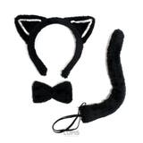 猫耳カチューシャ仮装セット【カチューシャ・蝶ネクタイ・しっぽ】 | LUPIS | 詳細画像2