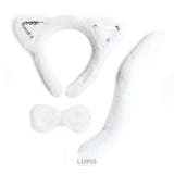 猫耳カチューシャ仮装セット【カチューシャ・蝶ネクタイ・しっぽ】 | LUPIS | 詳細画像3