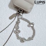 ハートメタルボールスマホストラップ | LUPIS | 詳細画像1 