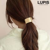 スクエアメタルプレートヘアゴム【ヘアアクセサリー】 | LUPIS | 詳細画像1 