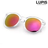 クリアフレームミラーサングラス 【サングラス メガネ | LUPIS | 詳細画像1 