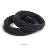 ブラック | リブジャージヘアゴム  | LUPIS