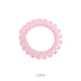 ピンク | マットカラースプリングヘアゴム  | LUPIS