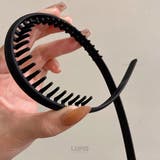 コーム付きシンプルラインカチューシャ | LUPIS | 詳細画像7