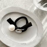 パール×メタルプレートヘアゴム | LUPIS | 詳細画像2 