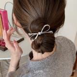 シンプルメタルリボンヘアゴム | LUPIS | 詳細画像4 