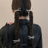 シンプルメタルリボンヘアゴム | LUPIS | 詳細画像6 