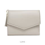 グレー | タッセル3つ折りウォレット 【札入れ カードケース | LUPIS