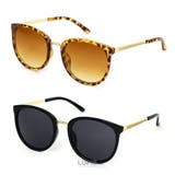 ゴールドシェブロンボストンサングラス 【プチプラ 大きめ | LUPIS | 詳細画像3 