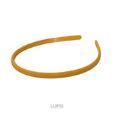 マスタード | ニュアンスカラーマットシンプルヘアカチューシャ【ヘアアクセサリー】 | LUPIS