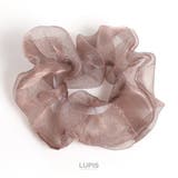 ブラウン | オーガンジーキラキラシュシュ【ヘアアクセサリー】 | LUPIS