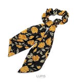 フラワー柄スカーフリボンシュシュ | LUPIS | 詳細画像2 