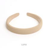 ベージュ | ニュアンスカラーボリュームカチューシャ  | LUPIS