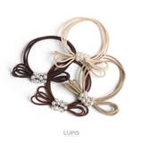 リボン×パール3連ヘアゴム | LUPIS | 詳細画像3