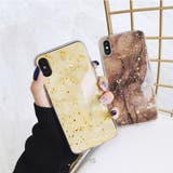 マーブル×ゴールドリーフiPhoneケース【iPhone7 iPhone8 iP… | LUPIS | 詳細画像2 