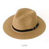 ナチュラル | ブラックベルト中折れハット | LUPIS