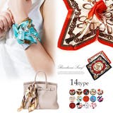 バンダナスカーフ【スカーフ バンダナスカーフ バッグスカーフ | LUPIS | 詳細画像1 