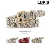 パイソン柄ベルト | LUPIS | 詳細画像1