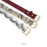パイソン柄ベルト | LUPIS | 詳細画像3