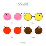 ラウンドカラーレンズサングラス 【サングラス メガネ | LUPIS | 詳細画像2 