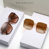 ラウンドスクエアサングラス【大きめ】 | LUPIS | 詳細画像9 