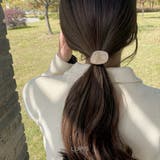 変形マーブルプレートヘアゴム【ヘアアクセサリー】 | LUPIS | 詳細画像4 