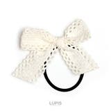 ≪1個入り≫コットンレースリボンヘアゴム  | LUPIS | 詳細画像4 