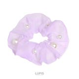 パープル | パール×オーガンジーシュシュ  | LUPIS