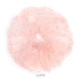 ライトピンク | ドットオーガンジーボリュームシュシュ  | LUPIS