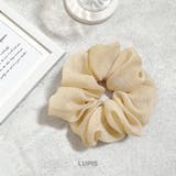 メタルラインシフォンシュシュ 【プチプラ ヘアゴム | LUPIS | 詳細画像4 