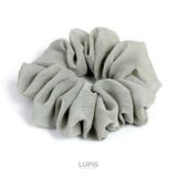 グリーン | メタルラインシフォンシュシュ 【プチプラ ヘアゴム | LUPIS