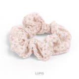 刺繍フラワーシュシュ 【ヘアアクセサリー ヘアゴム | LUPIS | 詳細画像6 