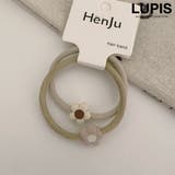 フラワーヘアゴムセット【2本セット】 | LUPIS | 詳細画像1 