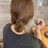 リボン柄ジャージヘアゴム | LUPIS | 詳細画像2 