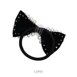 パール×ベロアリボンヘアゴム | LUPIS | 詳細画像3 