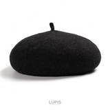 ブラック | ベーシックベレー帽 | LUPIS