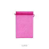 ピンクS | オーガンジー巾着袋・ラッピング袋【S】 | LUPIS