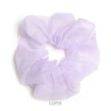 パープル | オーガンジーボリュームシュシュ 【ヘアアクセサリー アクセサリー | LUPIS