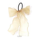 オーガンジーリボンヘアゴム【ヘアゴム ヘアアクセサリー リボン | LUPIS | 詳細画像6 