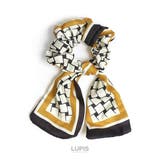 バイカラースカーフリボンシュシュ【ヘアアクセサリー】 | LUPIS | 詳細画像2 