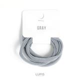グレー | ジャージヘアゴム【ヘアゴムセット ヘアアクセサリー】 | LUPIS