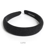 ブラック | ニットボリュームカチューシャ【ヘアアクセサリー】 | LUPIS