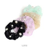 パール×オーガンジーシュシュ 【ヘアアクセサリー シュシュ | LUPIS | 詳細画像4 